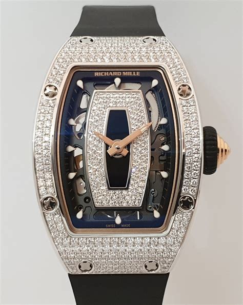 richard mille rm07 diamond|richard mille gold dials.